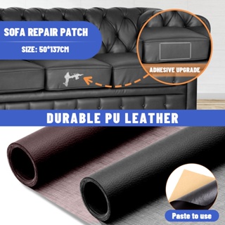 35*137cm Self-adhesive Pu Leather Patch, Sofa Repair Tape, Pu Leather  Repair Kit, Artificial Lychee Texture Self-adhesive Pu Leather Roll,  Scratch Resistant, Waterproof, Wear-resistant, Diy Pu Leather Patch,  Suitable For Cabinets, Sofas, Pu