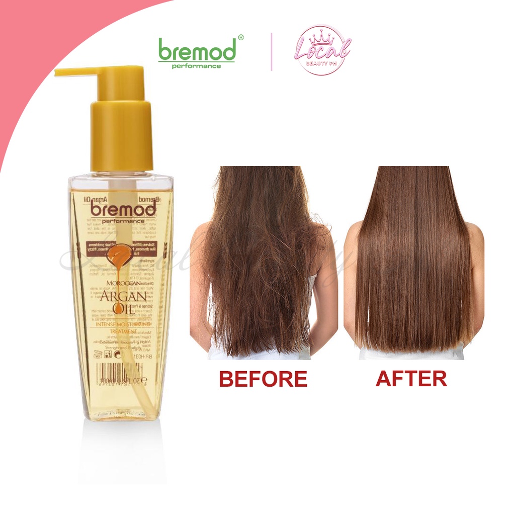 Bremod Hair Serum Morrocan Argan Oil Hair Repair Damaged Curly Hair ...