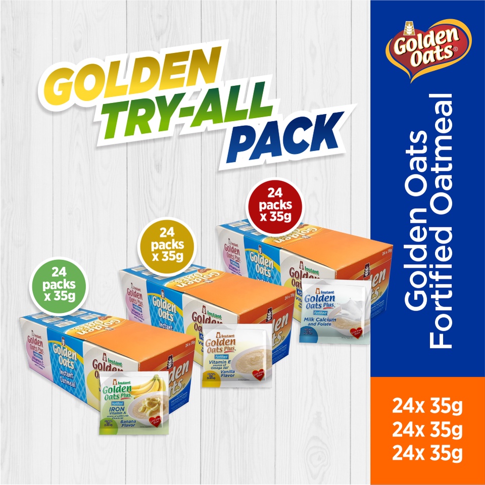 GOLDEN OATS Golden Try all Pack 35g (Calcium, Vitamin A&E with Inner
