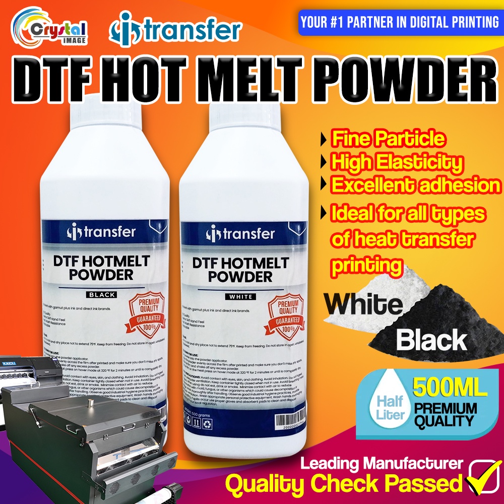 DTF Hotmelt Powder 500g | 1Kilo Fine Powder Premium Quality iTransfer ...