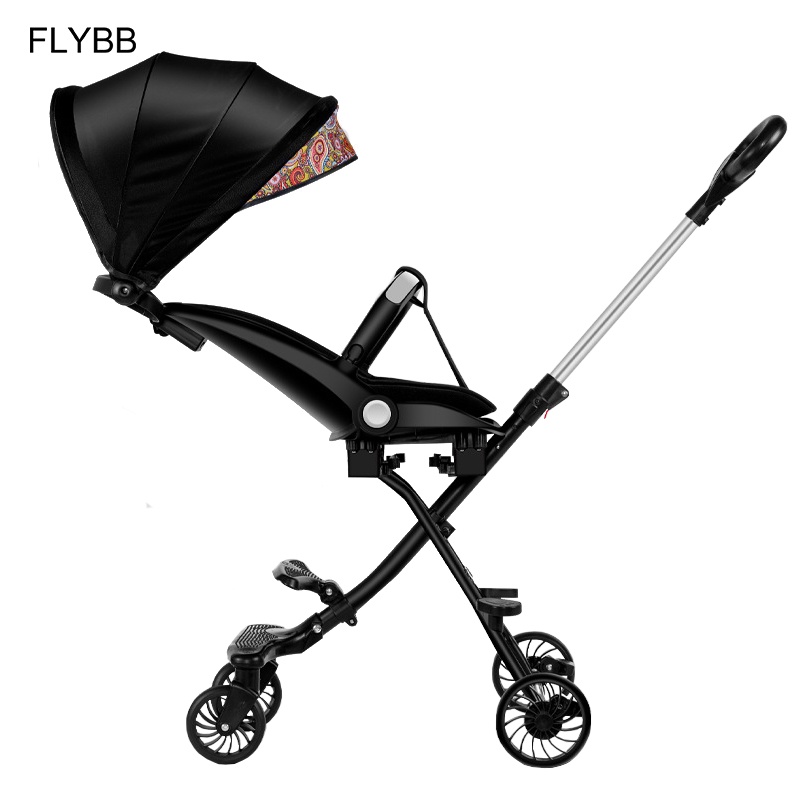 Flybb Baby stroller Foldable TwoWay Portable Light weight Can Sit and