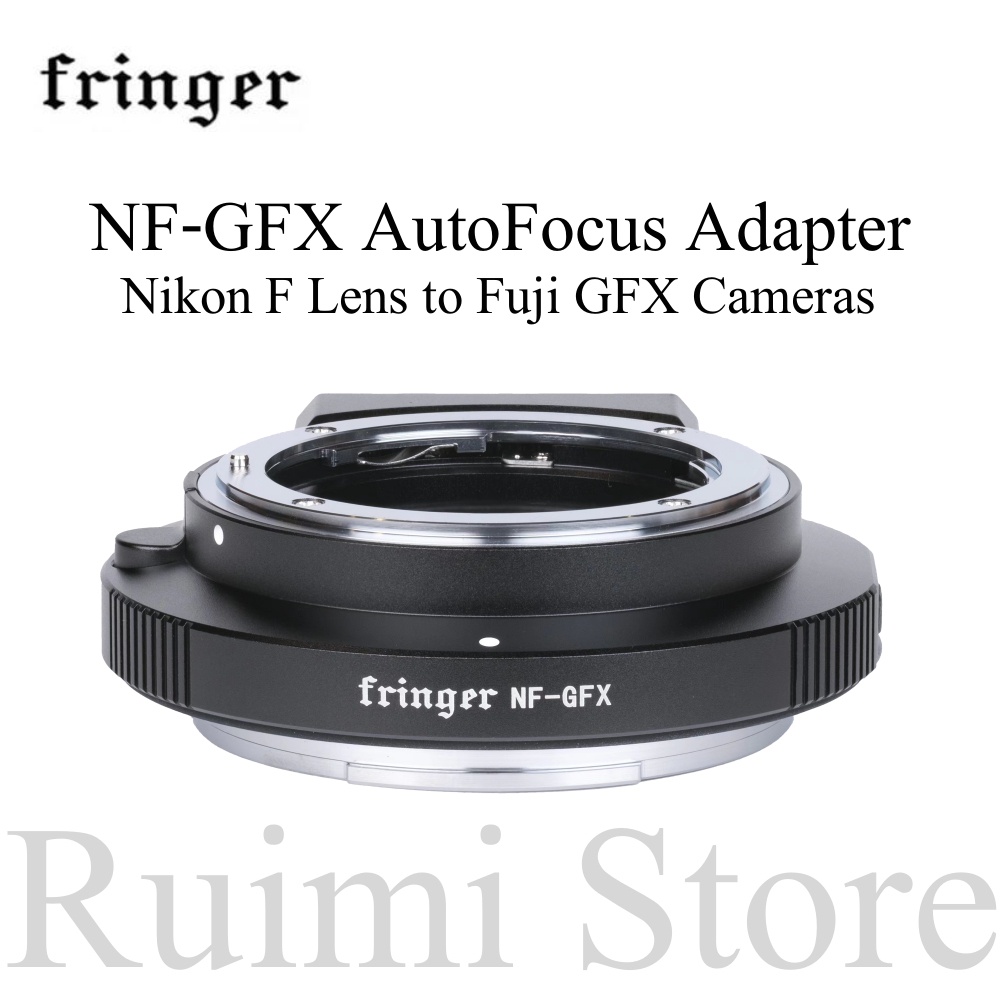 Fringer NF-GFX AutoFocus Lens Adapter Ring For Nikon F Lens to Fujifilm GFX  Cameras GFX100 GFX100S GFX50S GFX50R GFX50S II
