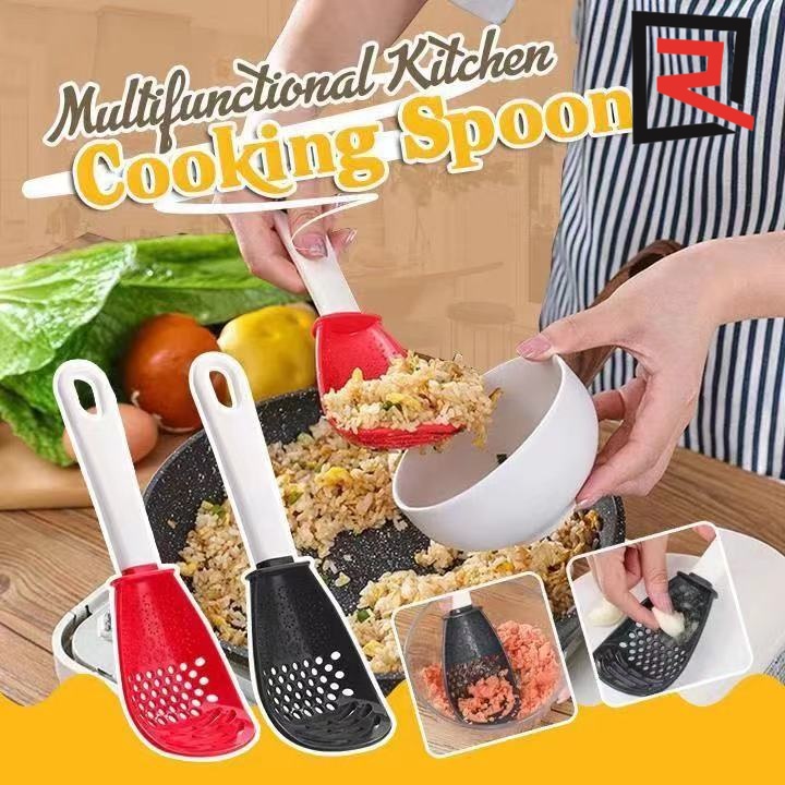 H&L COD#Multifunctional Kitchen Cooking Spoon All in One Slotted Spoon ...