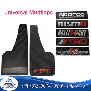 Buy 2pcs Universal 3D Carbon Fiber Car Mudflap Mud Guard Mudguards Fender  Online in India 