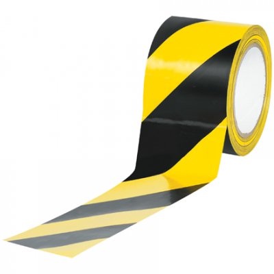 PVC Caution Warning Tape 18meters (black and yellow) | Shopee Philippines