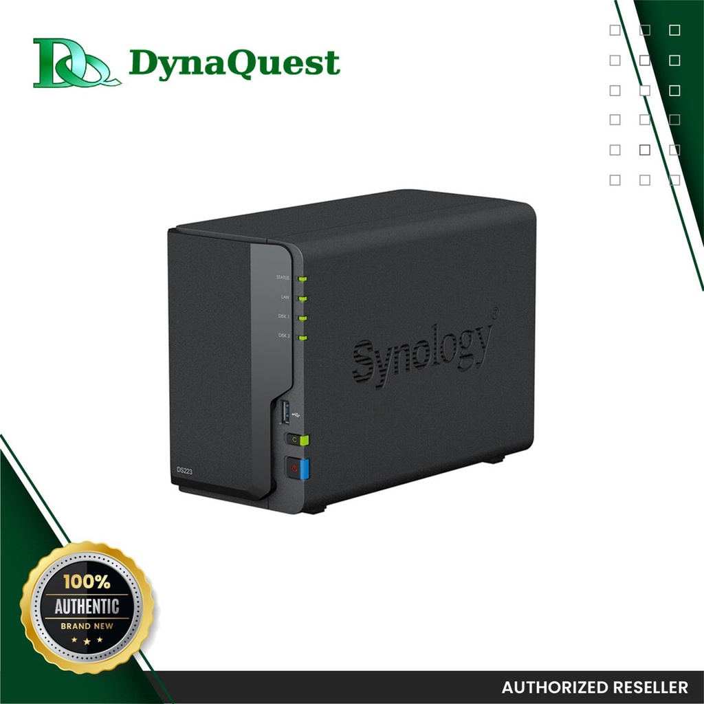 Synology DS223 Diskless System 2-Bay NAS DiskStation | Shopee Philippines