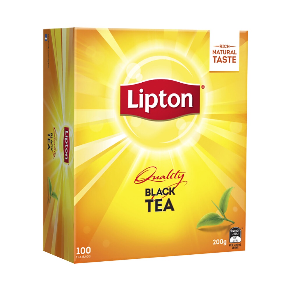 LIPTON QUALITY BLACK TEA [100 TEA BAGS] [EXPIRY NOV 2024] Shopee