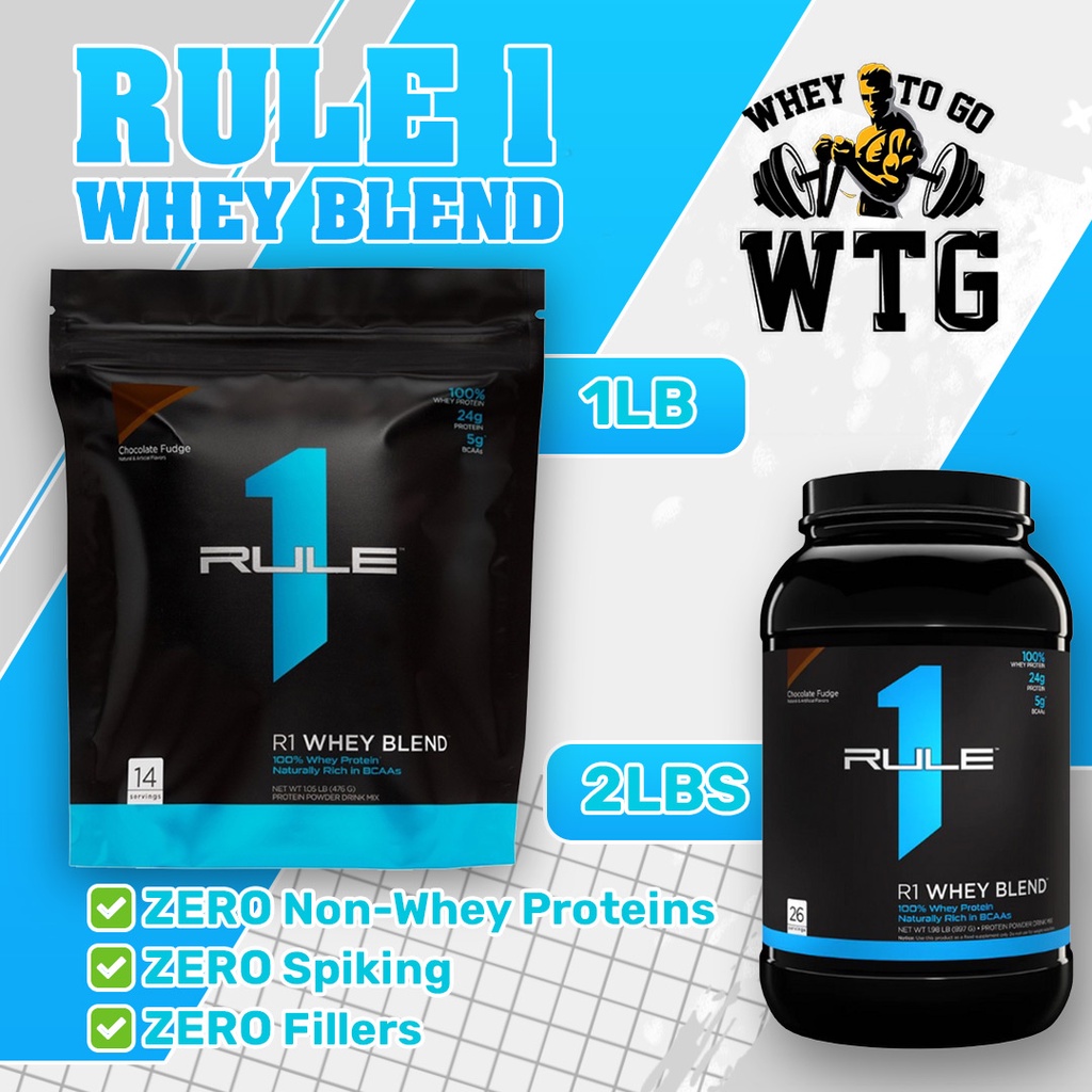 Rule 1 Whey Blend 1lb And 2lbs Shopee Philippines