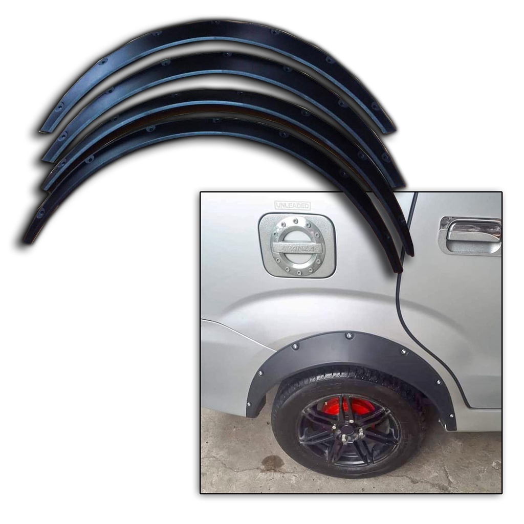 AVANZA Fender Flare Universal Flexible Kit Arch Wheel Eyebrow Protector