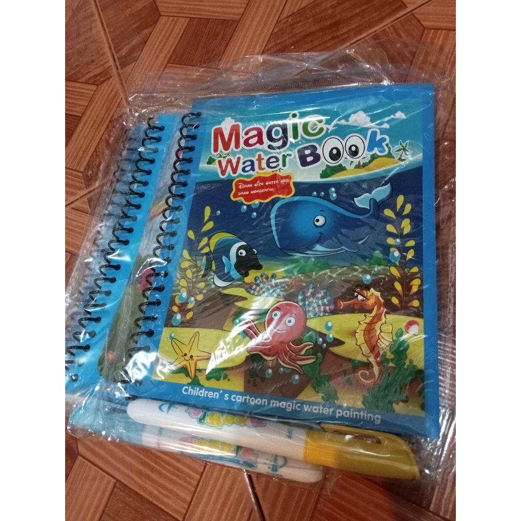 Magic Water Book Magic Coloring Book Reusable Kids Drawing Book Magic