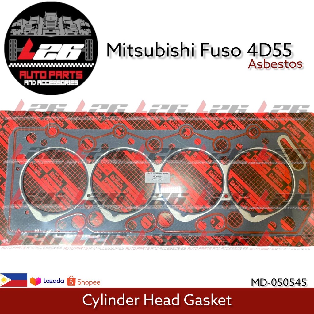 Cylinder Head Gasket Mitsubishi Fuso 4D55 MD050545 Asbestos Shopee Philippines