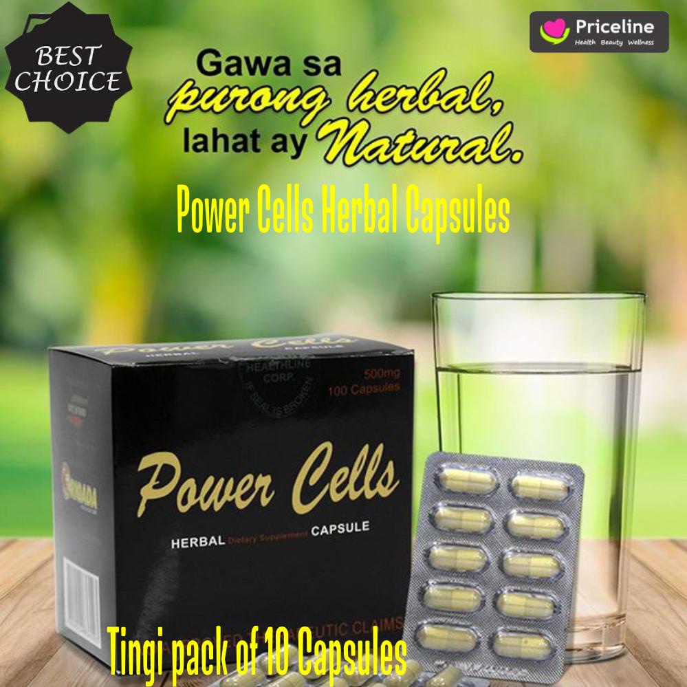 Power Cells Herbal Diatery Supplements 500mg Capsules 1box 100 pcs