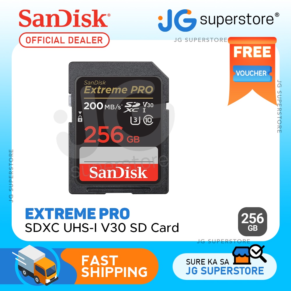 SANDISK EXTREME PRO SDXC 200MB/S UHS-I V30 128GB