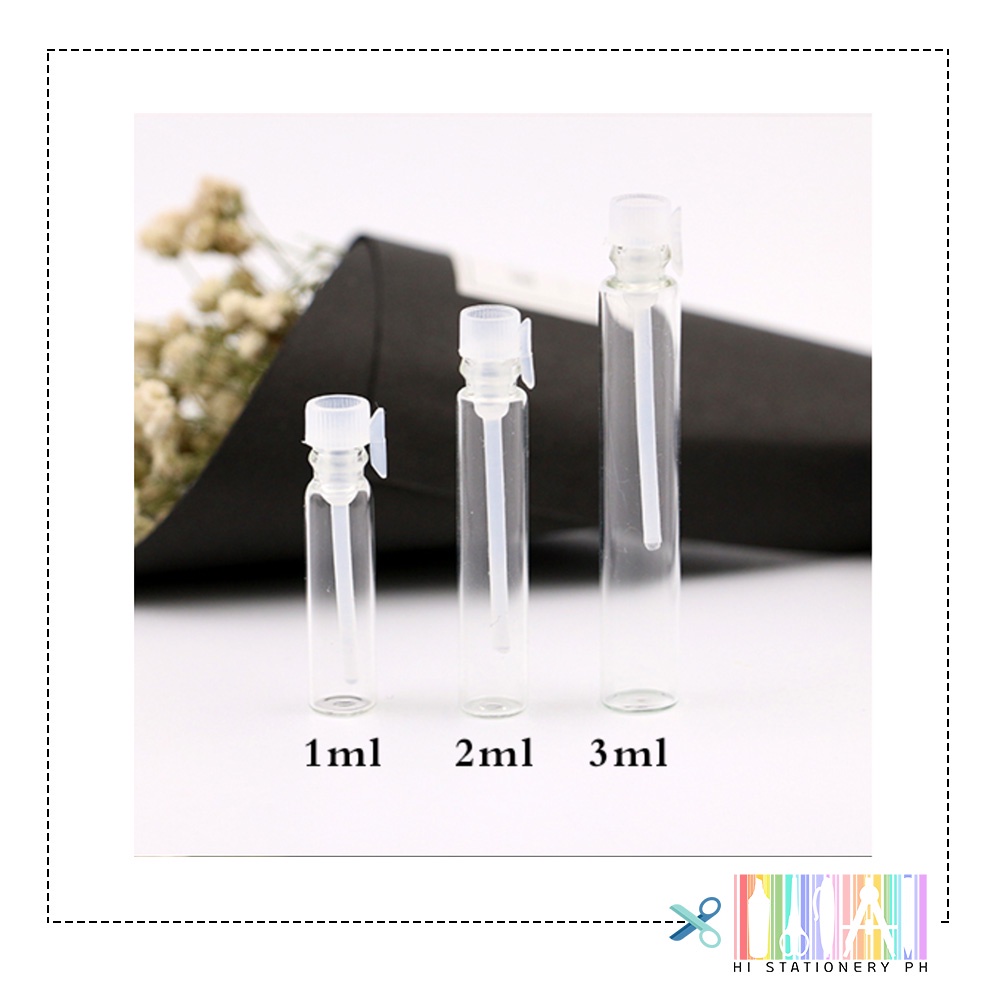 Empty Glass Vial Refillable Glass Sample Vial Containers 1pc Shopee