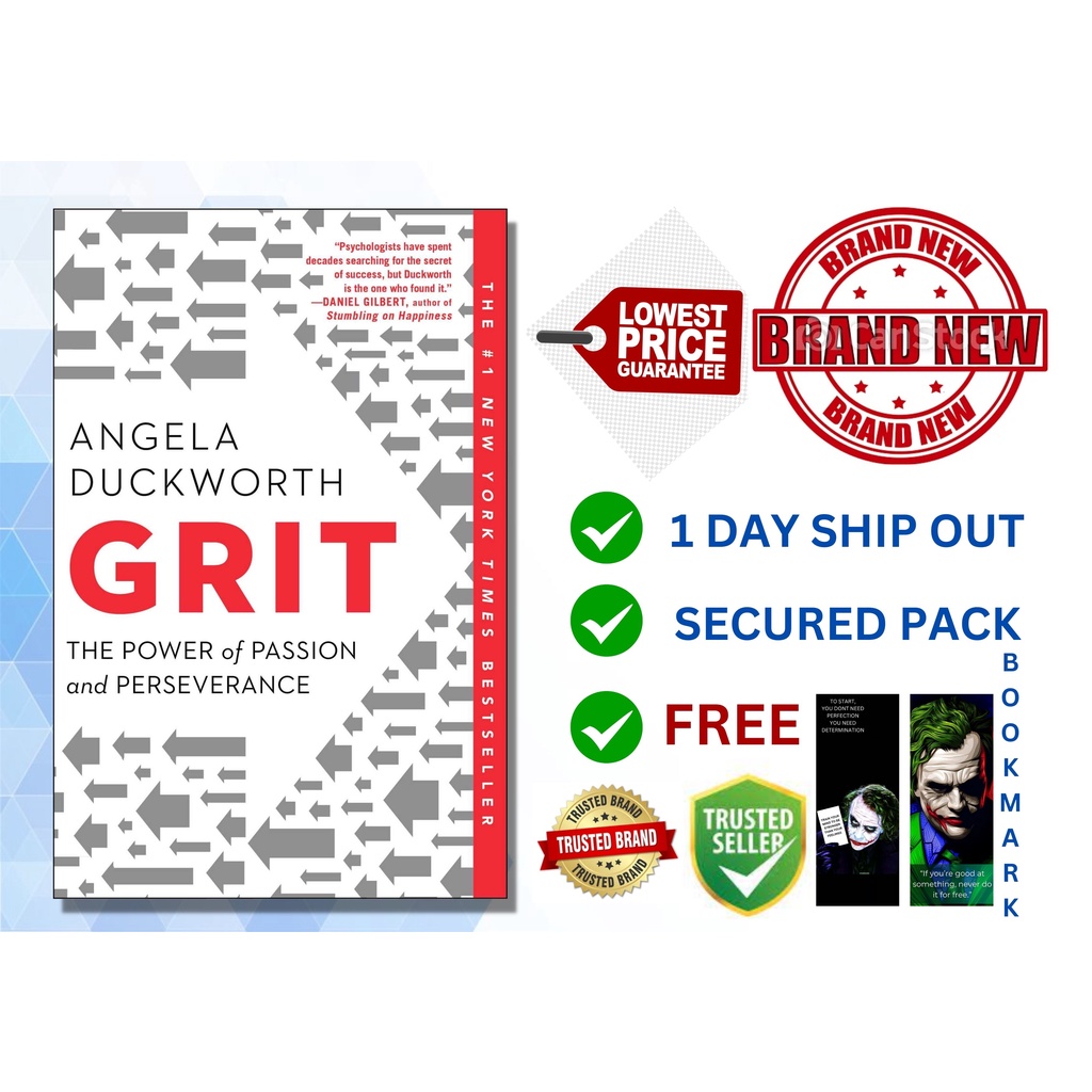 Grit The Power Of Passion And Perseverance Angela Duckworth Shopee