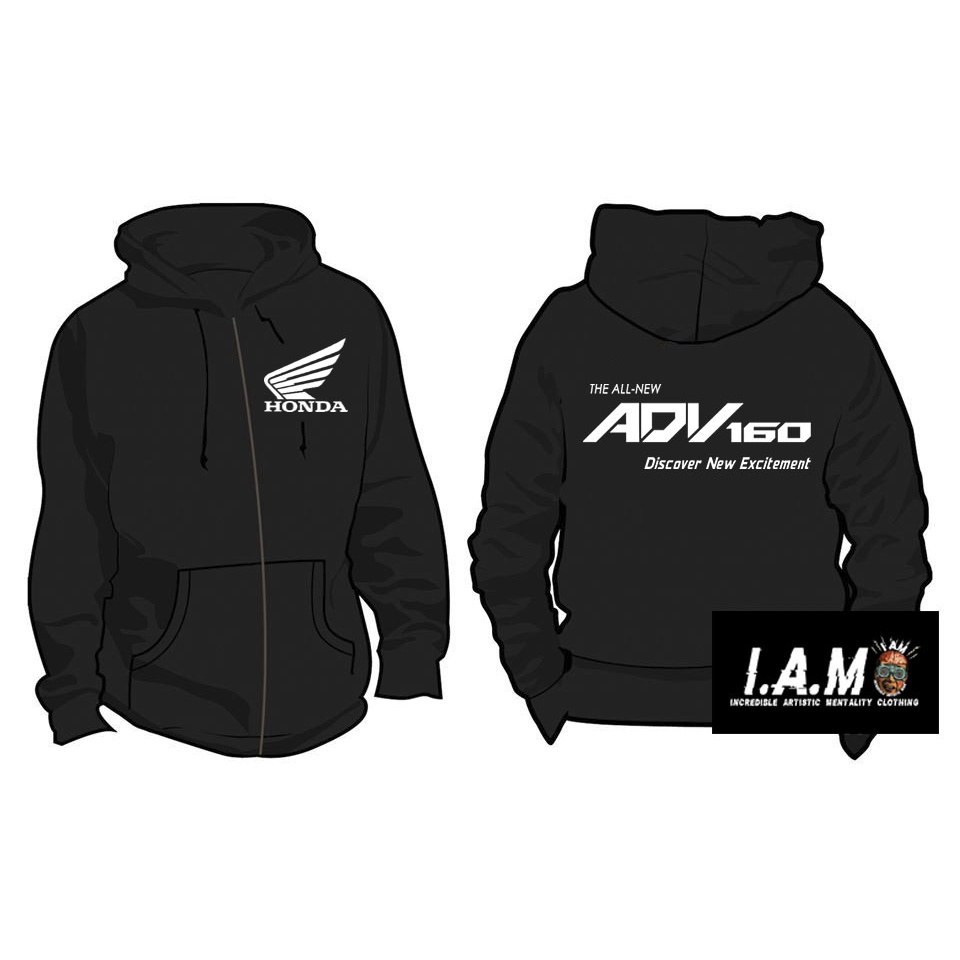 Motorsports Honda Adv 160 Discover New Excitement Hoodie Jacket with