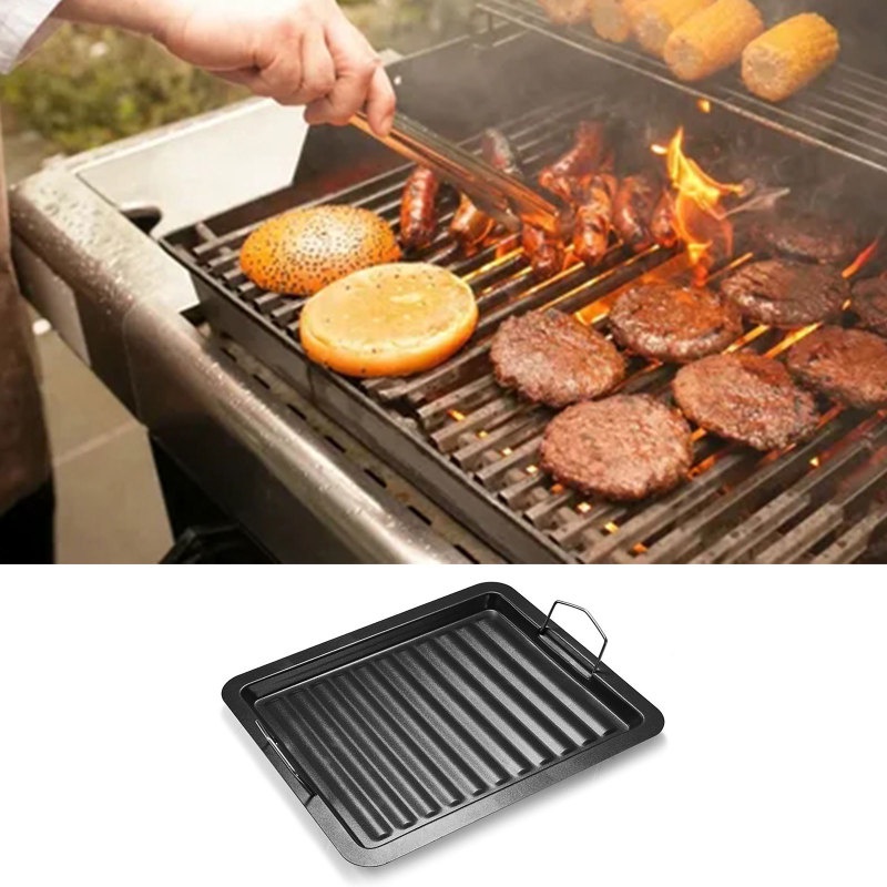 Ready Stock Celina Rectangle Shape Griddle Grill Frying Pan Kitchen ...