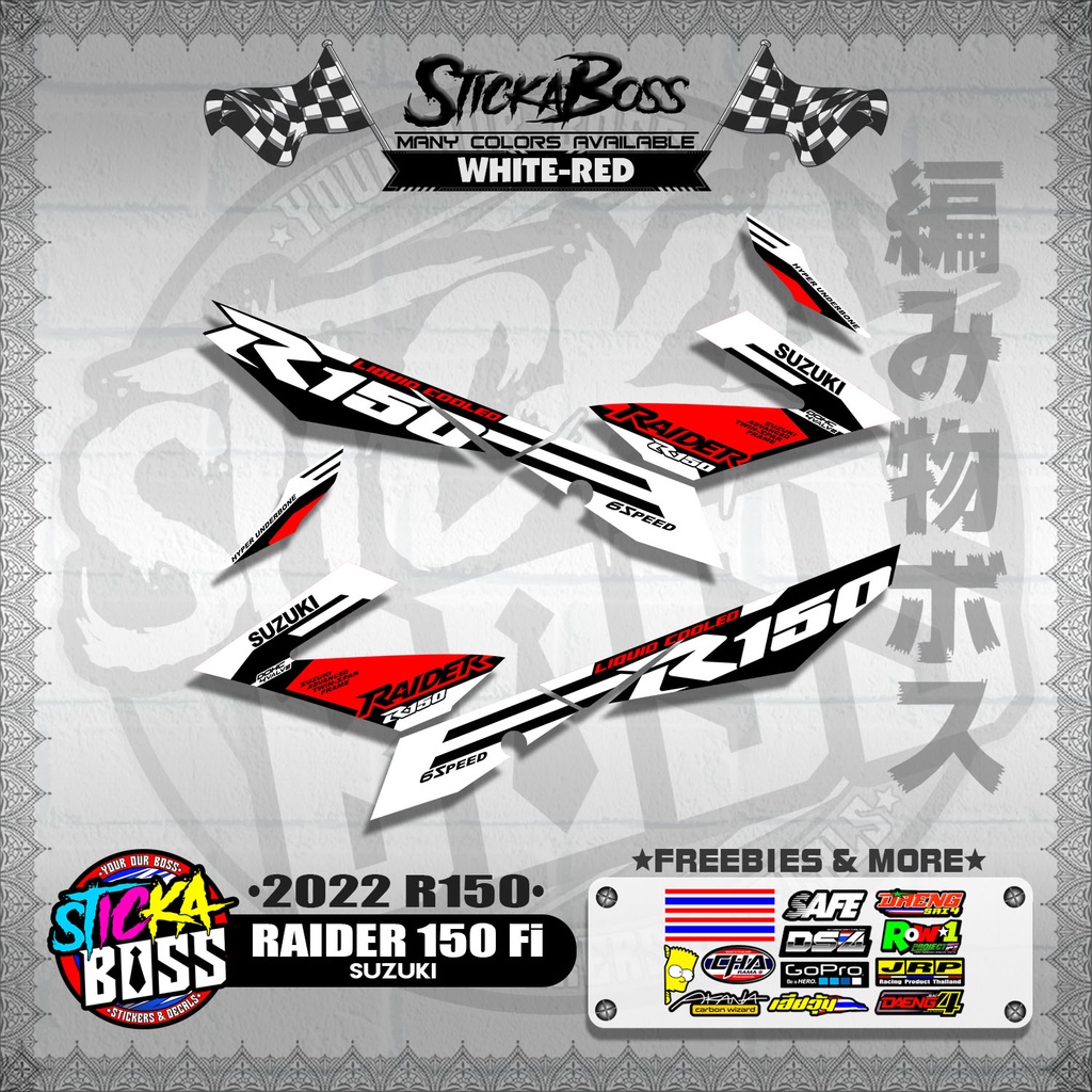 STICKER DECALS for RAIDER 150 Fi (RFI20R1) By STICKABOSS ( SOFIE ...