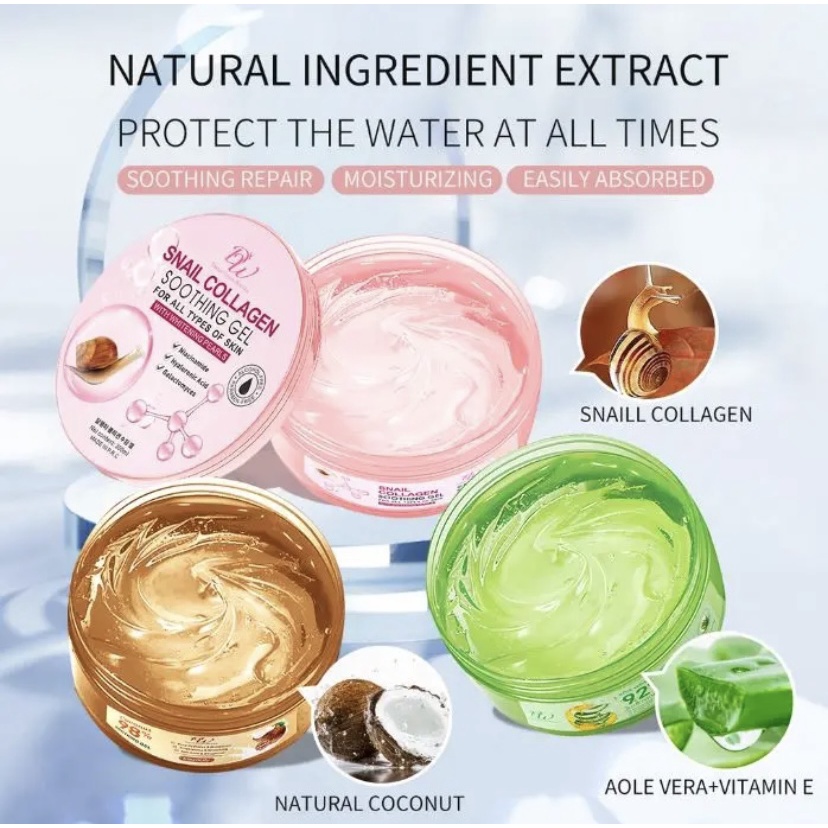DW 92 Aloe Vera & Vitamin E Soothing Gel Moisturizing Brightrning