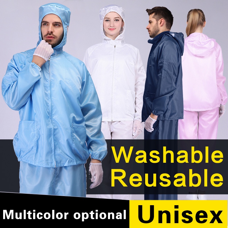 Ppe Jacket And Pants 2 In 1 Ppe Suit Washabl Coverall Overall Suit