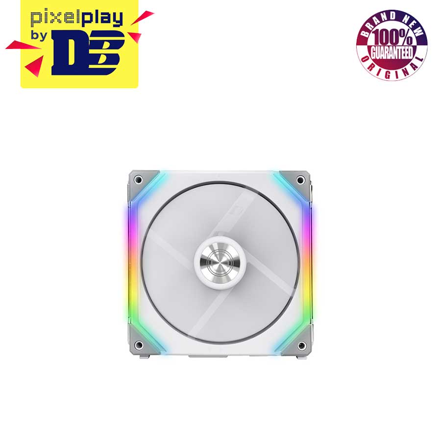  Lian Li UNI FAN SL120 3 Pack White - with Controller (ARGB  120mm LED PWM Daisy-Chain) : Electronics