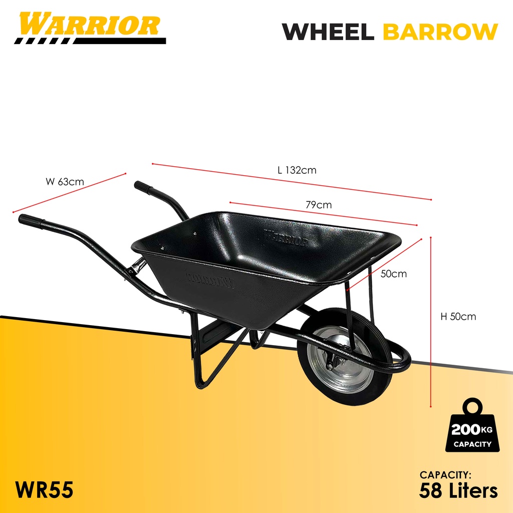 Wheelbarrow durable, easy maneuvering | Shopee Philippines