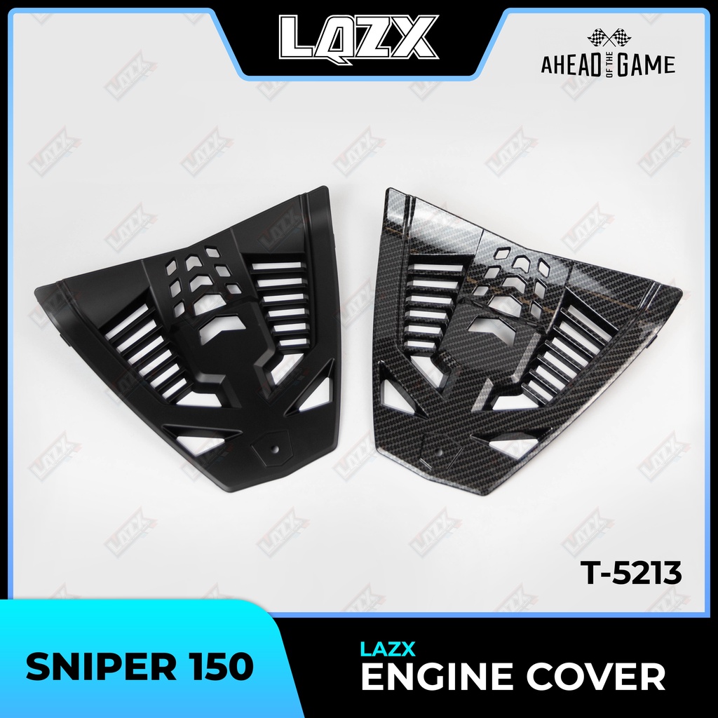 LAZX ENGINE COVER Yamaha Sniper150 Carbon V1 Motorcycle Radiator ...