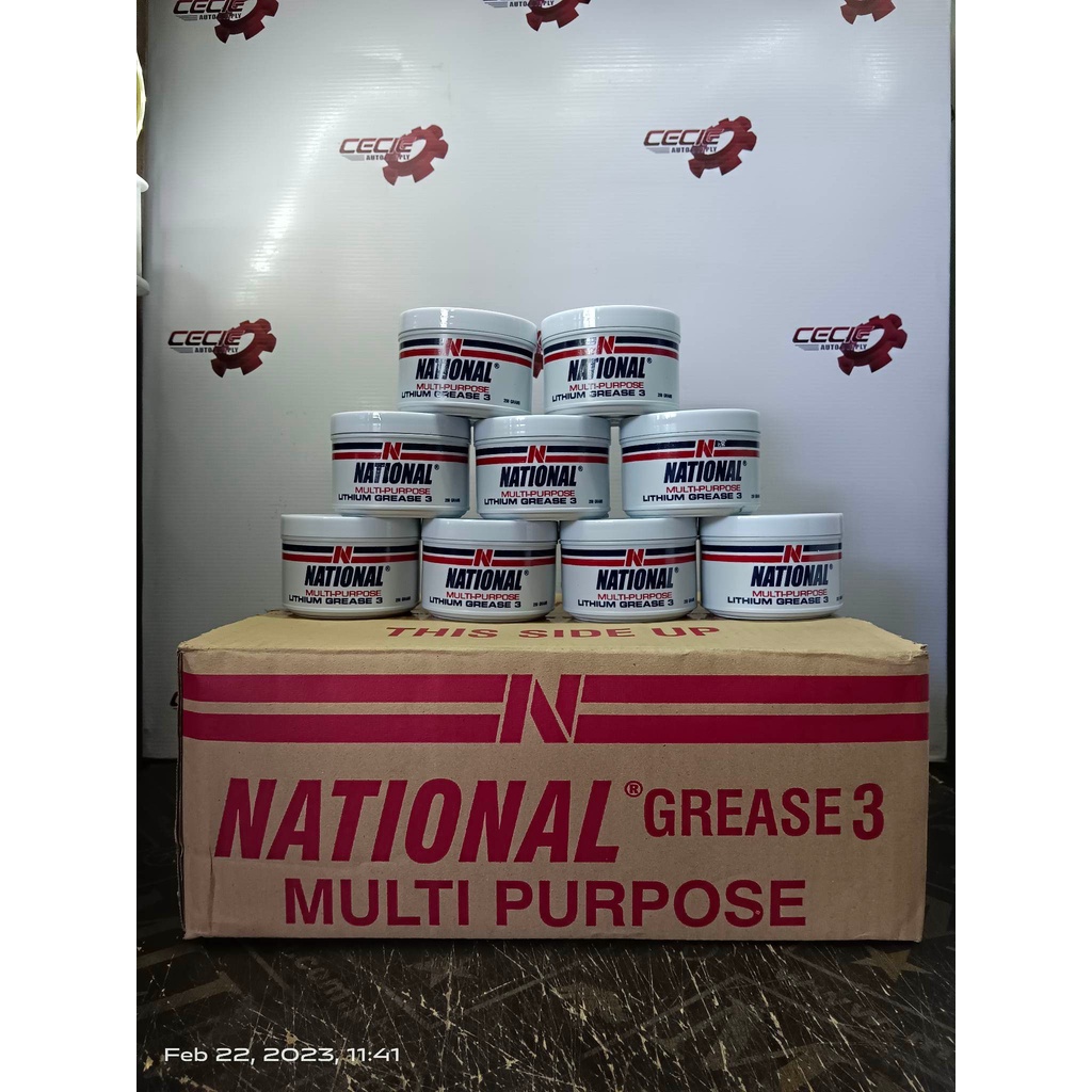 National MultiPurpose Lithium Grease 3 250g 24pcs 1box Wholesale