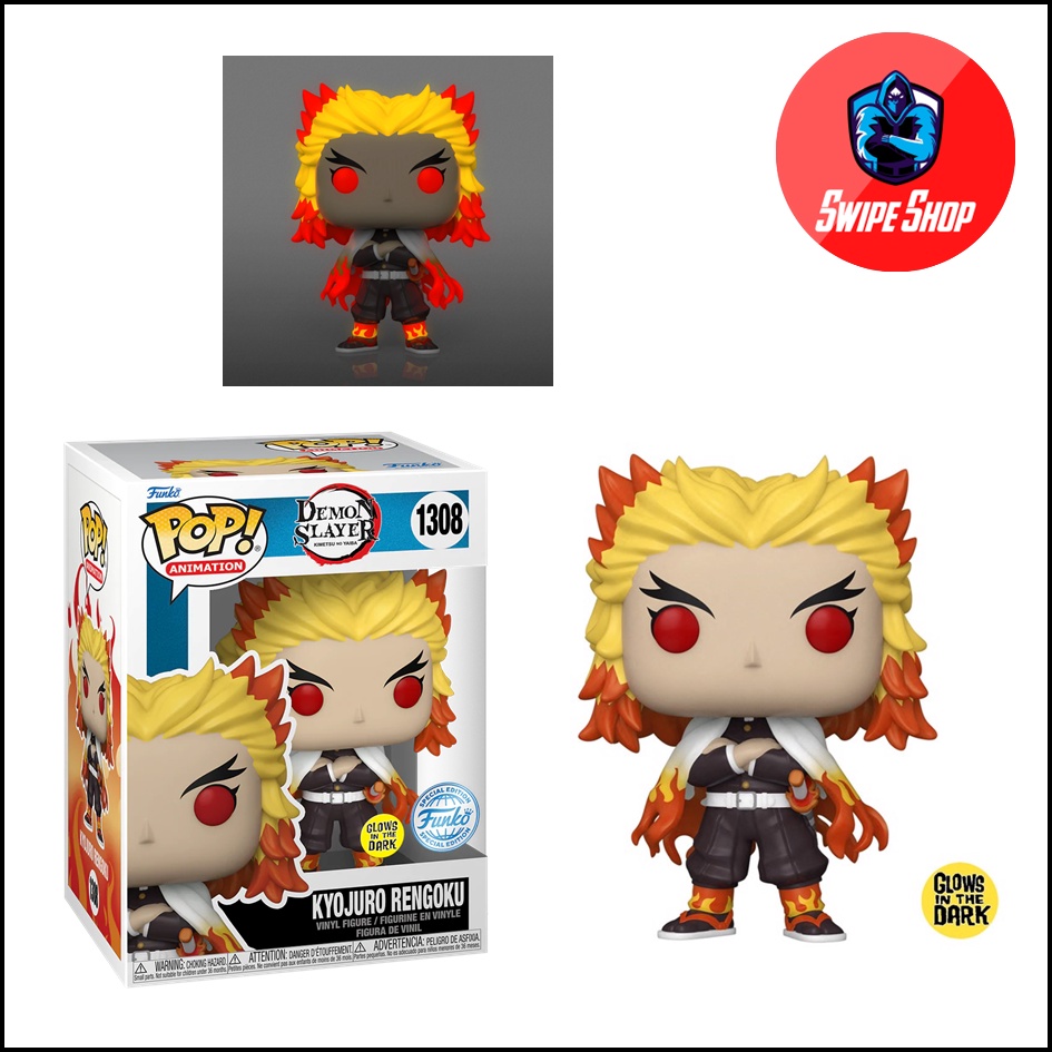 Funko Pop Kyojuro Rengoku Glow Demon Slayer Exclusive | Shopee Philippines