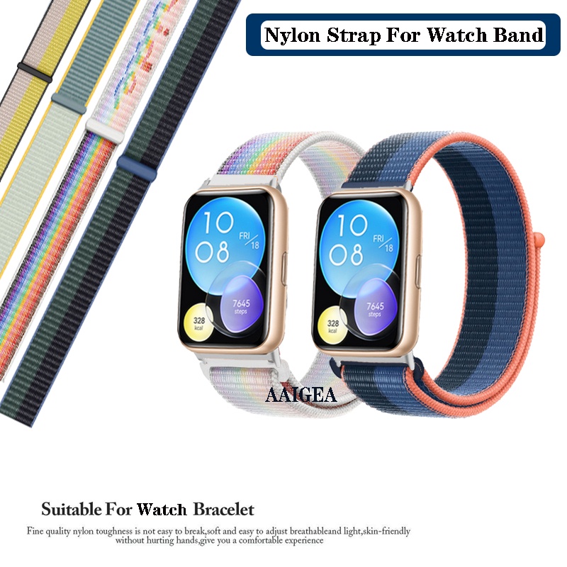 Strap Huawei Watch Fit Smart Watch Nylon Watch Band for Huawei FIT New  Replacement Wristband