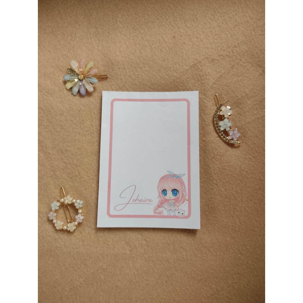 Personalized Notepad With Names Shopee Philippines