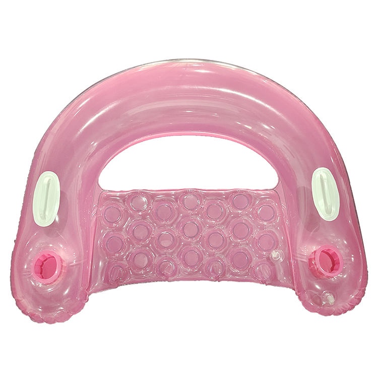 Inflatable Chair Floats with Cup Holders Sit Float Inflatable Floating