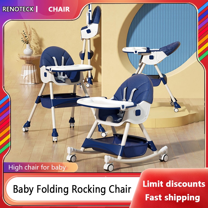 Baby rocking best sale in high chair