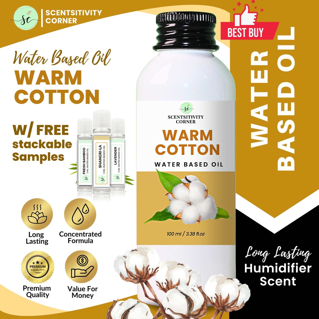 WARM COTTON Water Based Waterbased oil for humidifier Essential