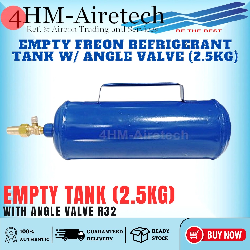 Aircon FOURHM Freon Refrigerant Quality Freon Empty Tank with valve 2 ...