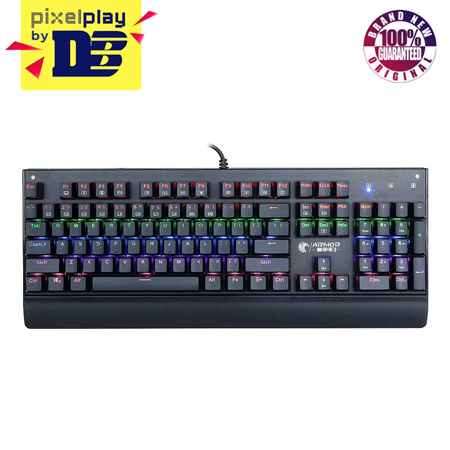 E-Yooso Armor Mechanical Gaming Keyboard Green Switch X-7200 (Black ...