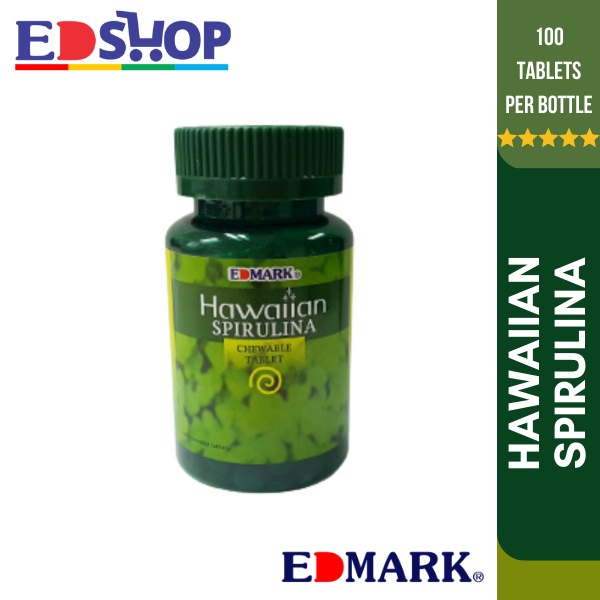 Edmark Products Original Hawaiian Spirulina Chewable 200 Tablets
