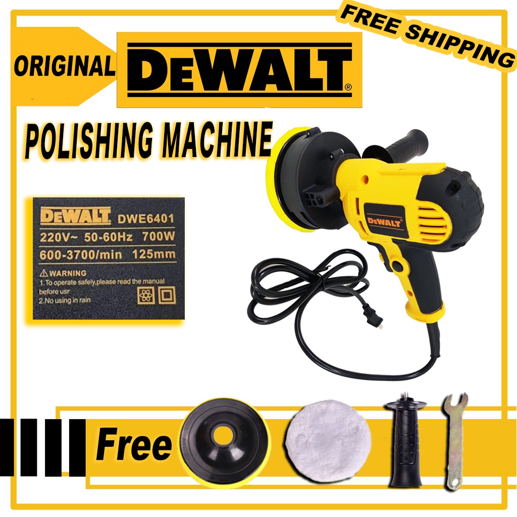 DeWALT 800W Electric Car Machine Polishing and Buffing Waxing Waxer