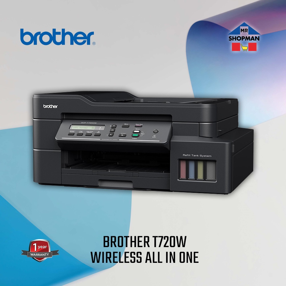 Brother DCP T720DW Ink Tank Wifi Printer Print Scan & Copy with Builtin ...