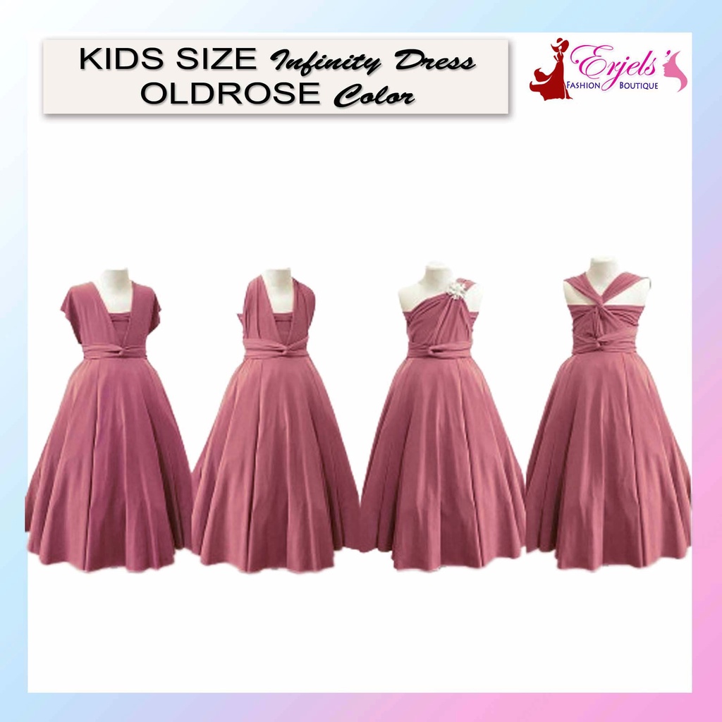 Infinity dress old rose color best sale