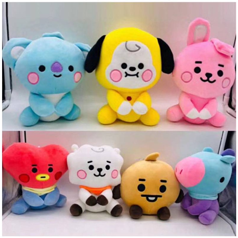 Korean BTS BT21 Stuff Toy 20cm Animal Plush Doll for Kids Birthday Gift ...