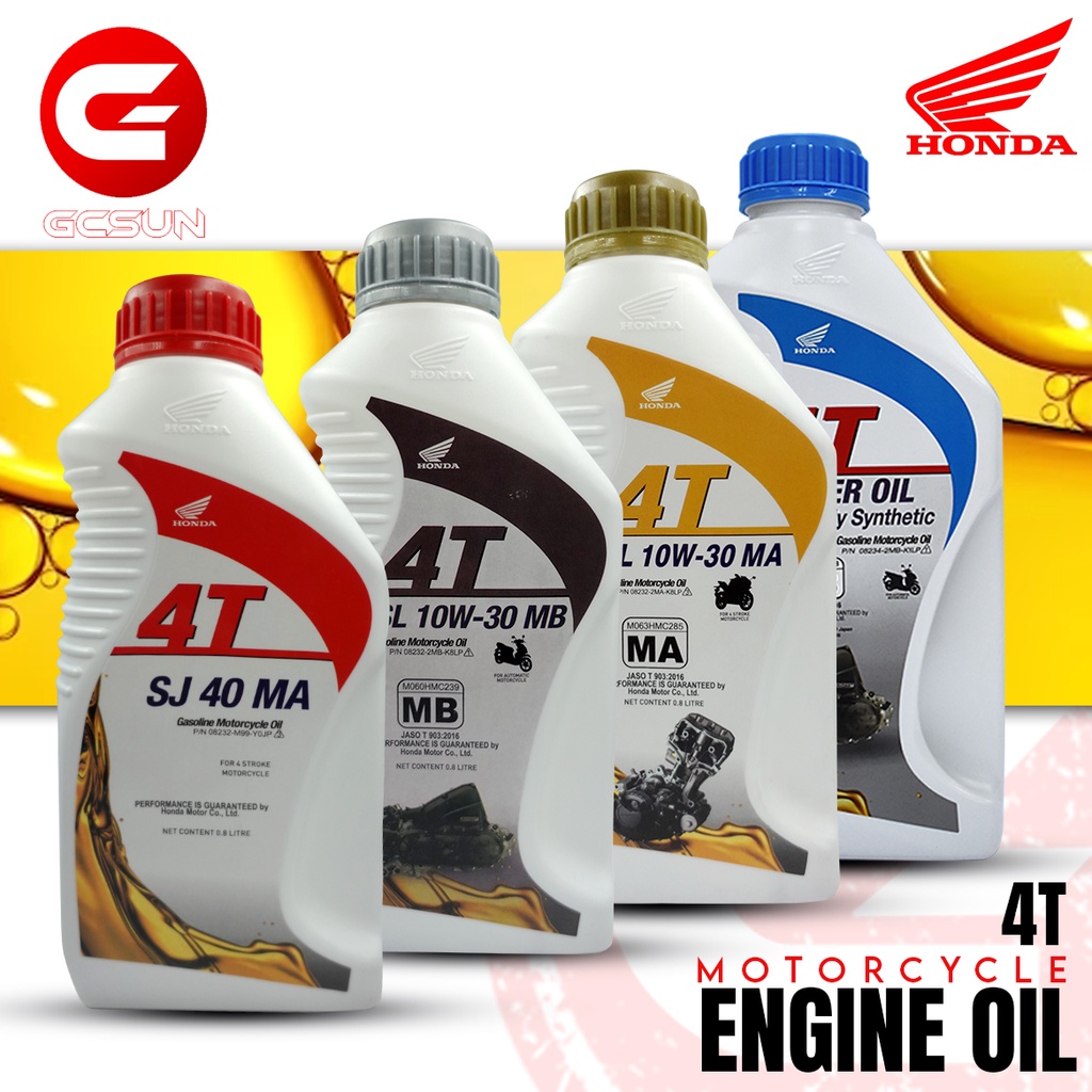 HONDA 4T ENGINE MOTORCYCLE OIL GCSUN MOTORCYCLE Shopee Philippines