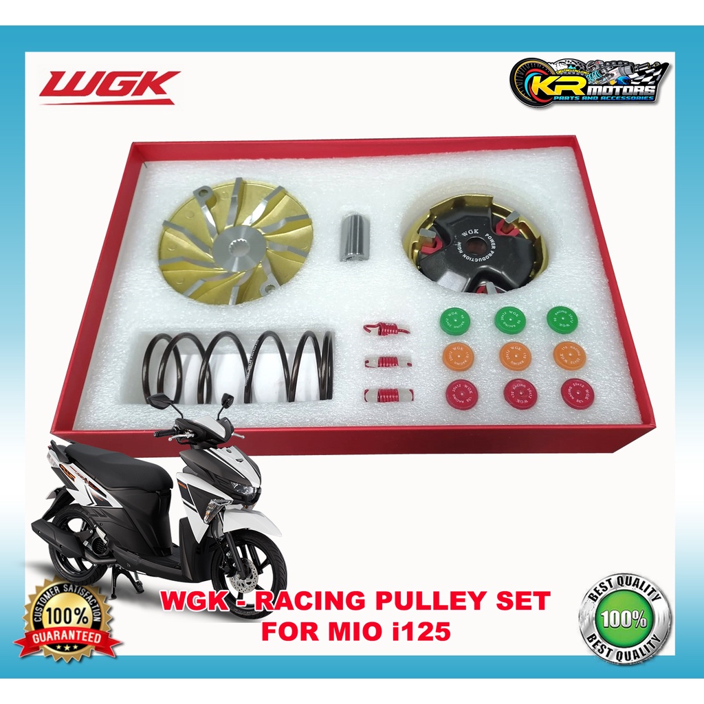 Pulley Set Cvt Rpm Set For Adv Aerox Nmax Pcx Beat Fi Click Mio I Mio Sporty Wgk