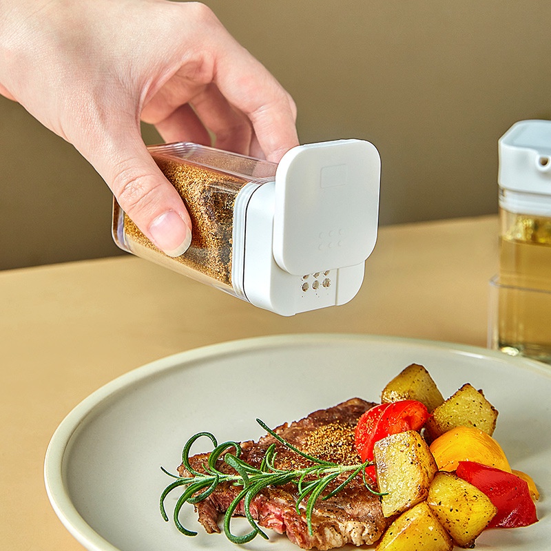From PH 4pcs Clamshell Seasoning Bottle Kitchen Countertop Storage ...