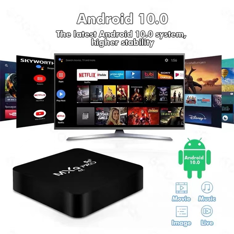 MXQ PRO 5G New Version 4K Ultra HD 4GB 64GB Android