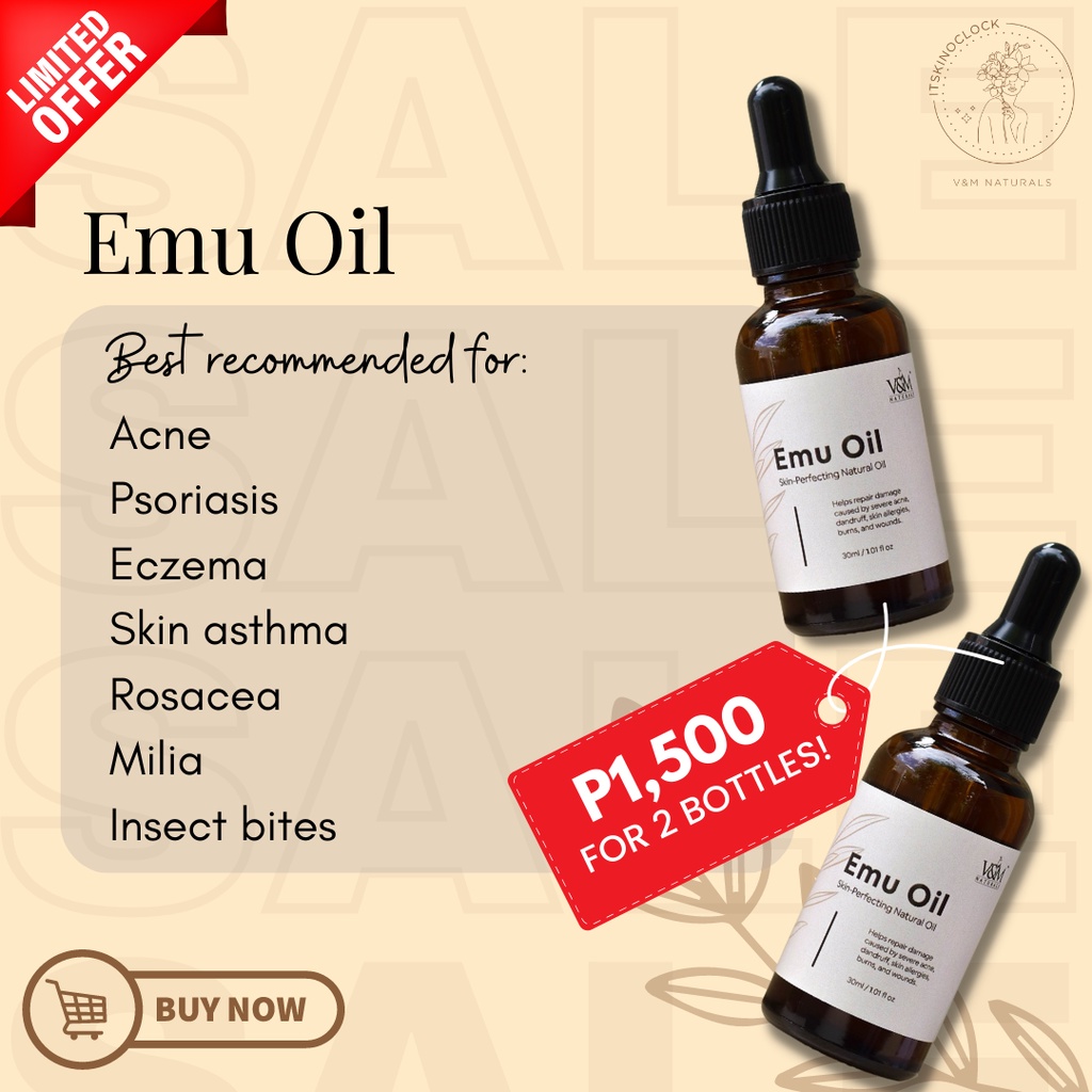 Emu Oil (Skin Perfecting Natural Oil) For Eczema, skin asthma