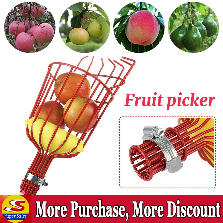 【SuperSales】Fruit Picker With Claws Tool Adjustable Height Fruit ...