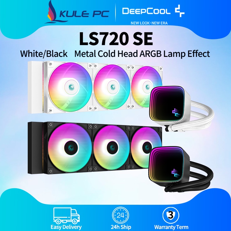 Deepcool LS520 SE LS720 SE CPU AIO Liquid Cooler ARGB White Black 240