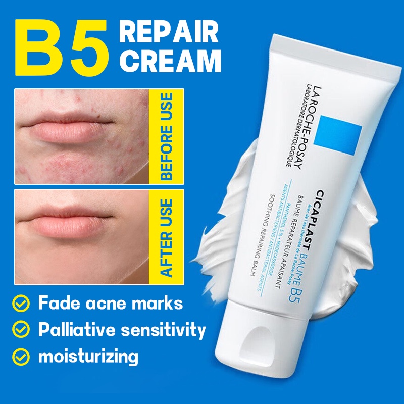 LA ROCHE POSAY CICAPLAST BAUME B5 Moisturizer Sunscreen Multieffect Repair Cream Acne Scar