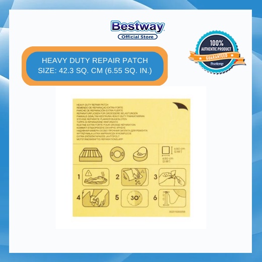 Bestway Heavy Duty Inflatable Repair Patch Shopee Philippines